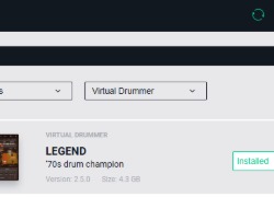 Ujam Ujam Virtual Drummer: DEEP + LEGEND